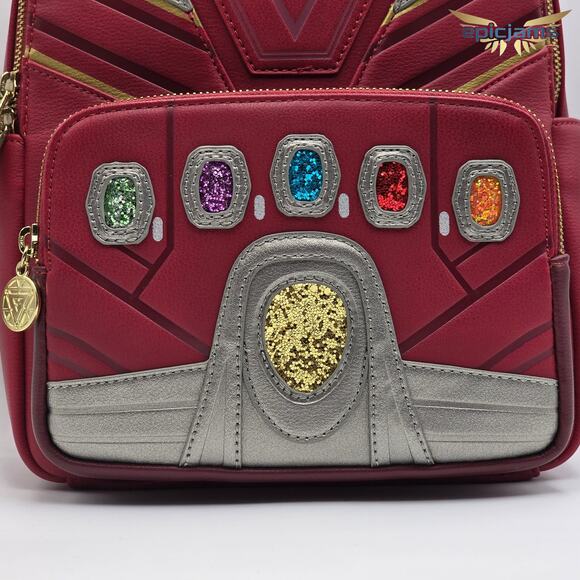 Loungefly Marvel Avengers End Game Iron Man Gauntlet Mini Backpack New main image 5